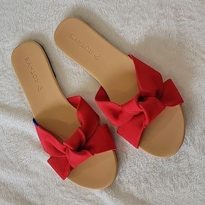 Rothy's The Knot Ruby Red Sandal